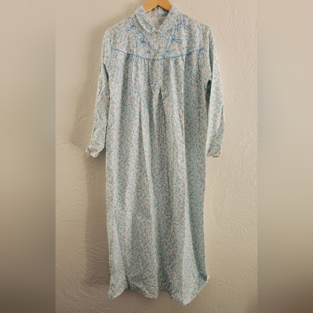 Vintage Penneys Cotton Nightgown Size Large